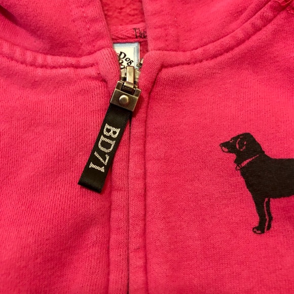 The Black Dog Girls Magenta Hoodie - Picture 3 of 7